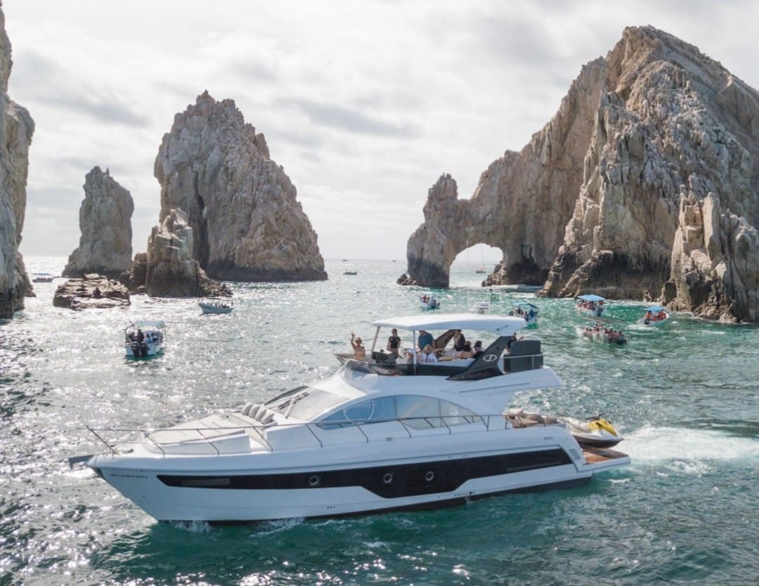 Private yacht on Cabo waters